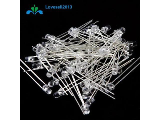 100Pcs 5mm 850nm IR infrared LED Lamp