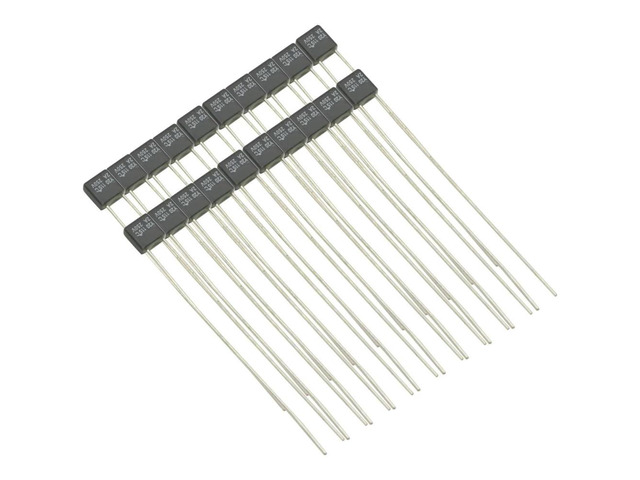 10Pcs RH115 250V 2A 115C Double Lead Temperature Control Thermal Fuse