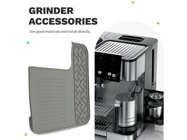 Silicone Top Mat for Ninja Luxe Espresso ES601 Coffee Machine Anti-Slip Waterproof Heat-Resistant Grinder Accessories