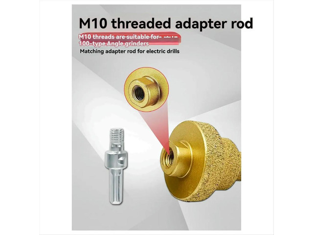 Brazed Pagoda Drill Bit M10 Brazed Diamond Tower Drill Tile Stone Rock Plate Drill Reaming Integrated Bit Diamond Tools