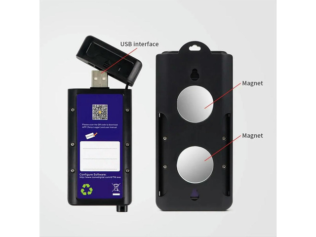 TempU06 -100°C Low Temperature Data Logger Digital 32000 Points Bluetooth USB Temperature Recorder ForCold Chain