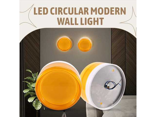 2pc Modern Wall Light Sconce Round Wall Lamp Living Room Aisel Corridor Bedroom Bathroom Home Decoration Indoor Lighting