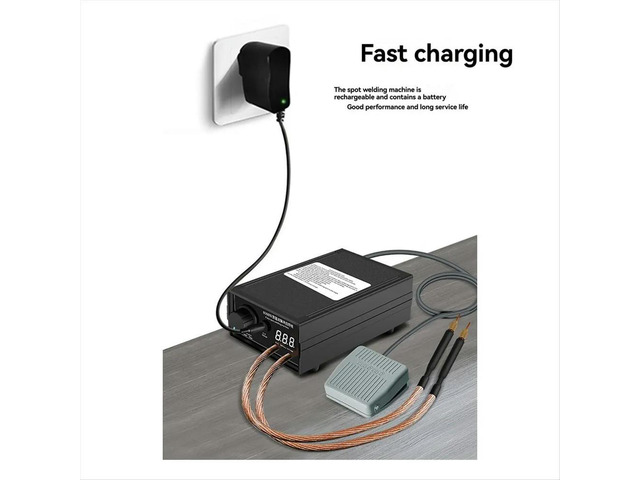 8000W Spot Welder DIY Welding Machine High-Power Spot Welder with Nickel Strip for Pack EU PLUG