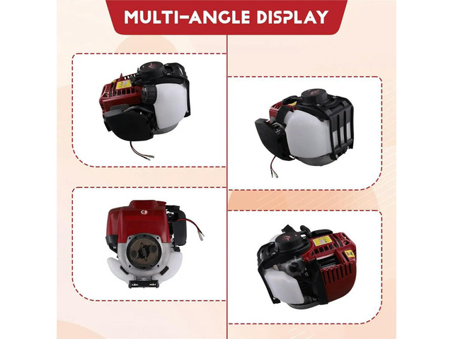 GX35 Lawn Mower Engine,Four-Stroke GX35 High-Power Garden Side-Mounted Backpack Petrol Enginefor Tiller Mower Lawnmower