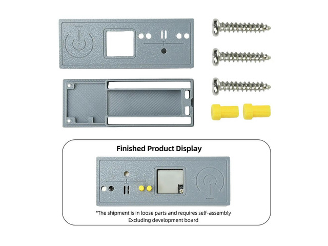 Protective Grey Case Compatible With ESP32-S3 44Pin BT Development Board Enclosure Kit With Antenna Hole Type C Opening