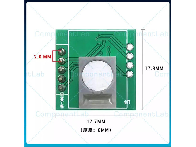Carbon Monoxide Sensor Electrochemical CO Concentration Gas Detection UART/PWM Digital Output SC16-CO