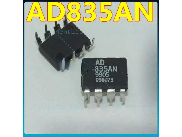AD835AN, AD835ANZ, AD835, dual-row straight-through DIP-8