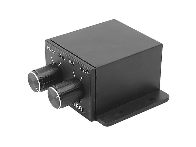 Top-Car Power Amplifier Audio Regulator Bass Subwoofer Equalizer Crossover Controller 4 Rca Adjust Line Level Volume