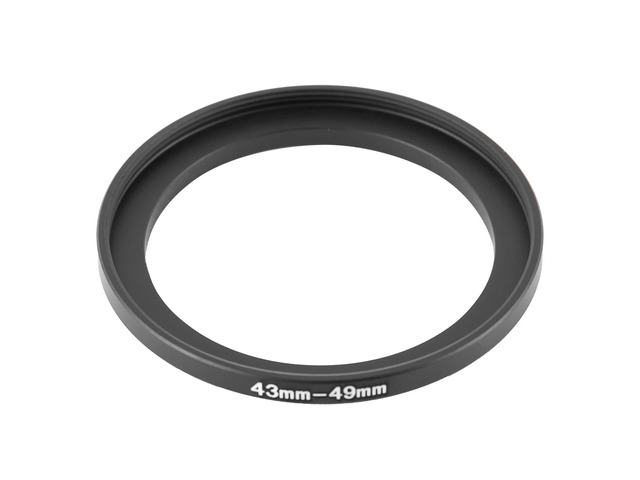43mm to 49mm Metal Step Up Filter Ring Adapter for Camera