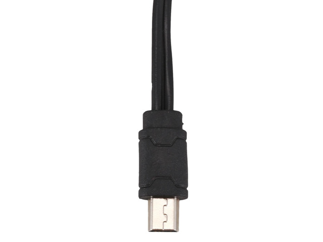 USB 2.0 to Mini A Male 3.5mm Jack Plug Audio Data Cable 45cm 2 Pcs