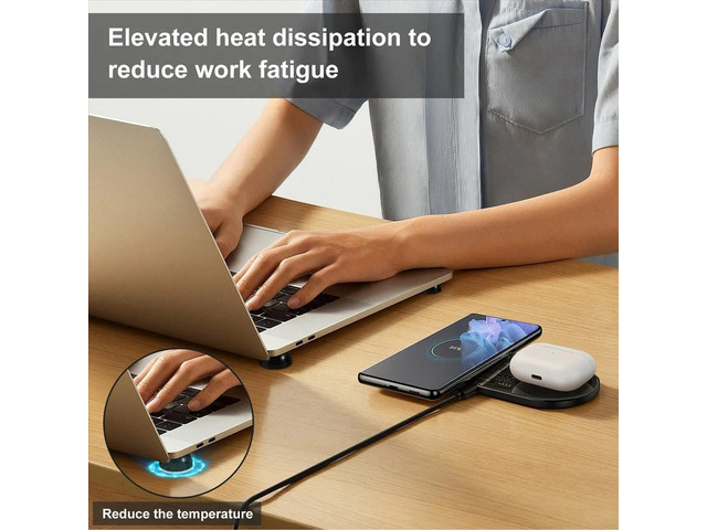 2 Pcs Laptop Notebook Black Antiskid Cool Ball Cooler Stand Pad