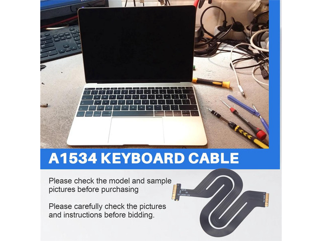 Trackpad Presspad Ribbon Flex Cable 821-00507-03 for 12 Inch A1534