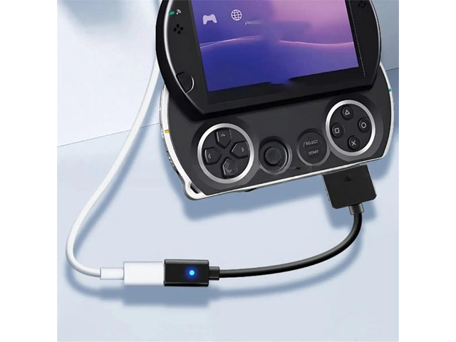 For GO USB C Charging Cable Type C Female Plug Converter GO Power Supply Cord with Instruction Light