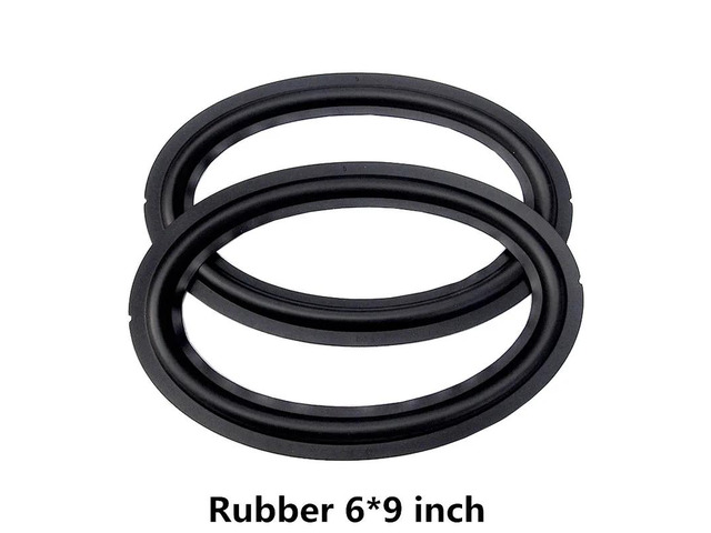 2PC Speaker Woofer Rubber Surround Repair Kit 6x9 Inch Oval Shape For Car Speaker Audio Professional Home Theater