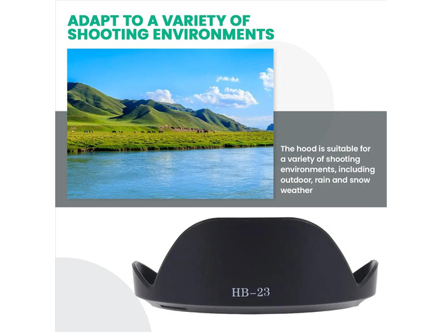 HB-23 Lens Hood For 10-24mm/17-35mm/18-35mm/12-24mm HB23