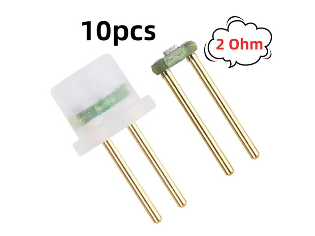 10pcs Resistor Kit Enhanced Chip Shield Resistance Automotive Air Bag with Decoder Chip Shield Resistor 2 Ohm