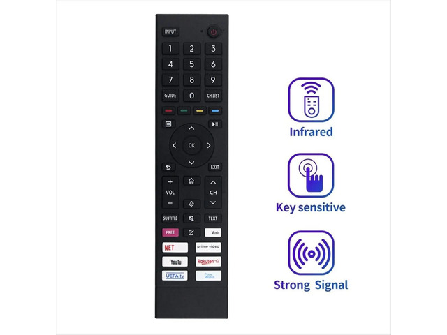 Replace ERF3B80H Remote Control for QLED 4K UHD TV 43A6G 50A6G 55A6G 60A6G 65A6G 70A6G 75A6G