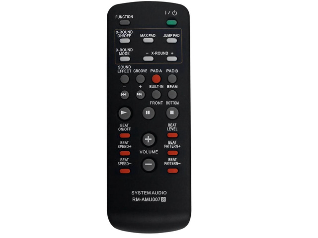 RM-AMU007 Remote Control Replace for System Audio HCD-ZUX9 -ZUX9 -ZUX9 -ZUX9 -ZUX9P