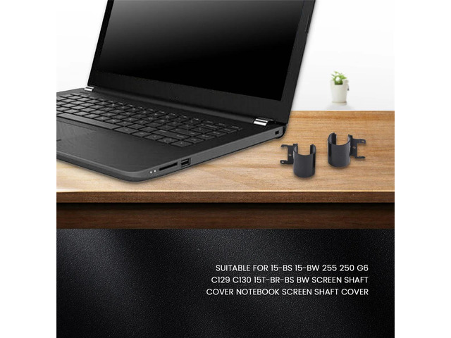 2Pcs Suitable for 15-BS 15T-BS 15- 15Z- 250 G6 255 G6 Laptop Hinge Cover Screen Shaft Cover