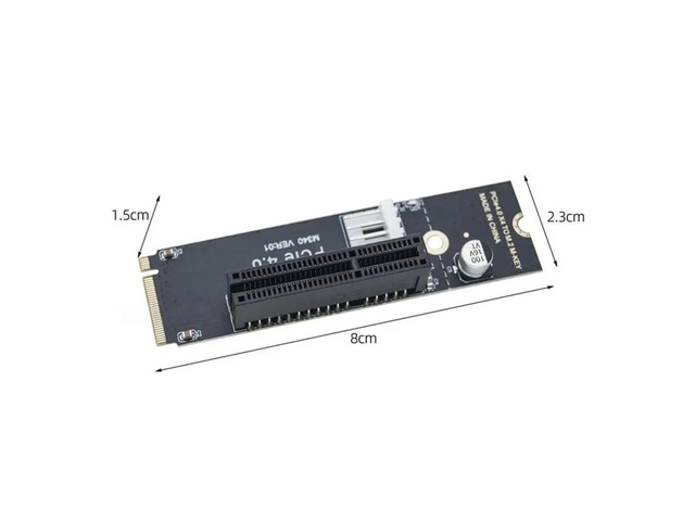 M.2 NVME to PCIE X1 X4 X16 Converter Adapter PCIe 4.0 X4 to M.2 M-Key Expansion Card Supports 2260 2280 with SATA Cable