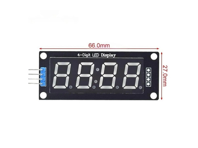 TM1637 LED Display Module 4 Digit Tube 7 Segment 0.56 Inch Time Clock Indicator Module Red