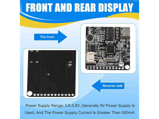 IDUD LU-ASR01 Intelligent Speech Recognition Module Offline Recognition Customized Phrase LD3320 One Click Burning Module