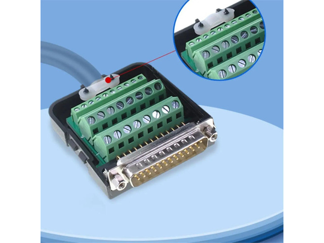 DB25 Male / Female 25Pin Plug Breakout PCB Board Terminal Connectors for Home Improvement DB25 Male 25Pin Plug