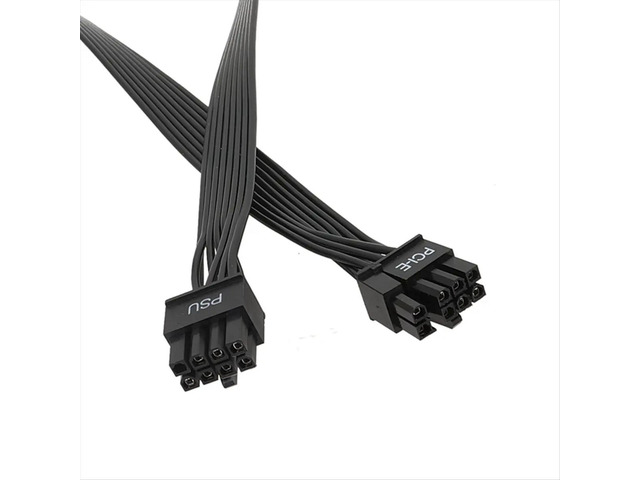 PSU 8 Pin to Dual 6+2 Pin PCI-E Power Cable for, Male to Male GPU Cable for Modular Power Supply