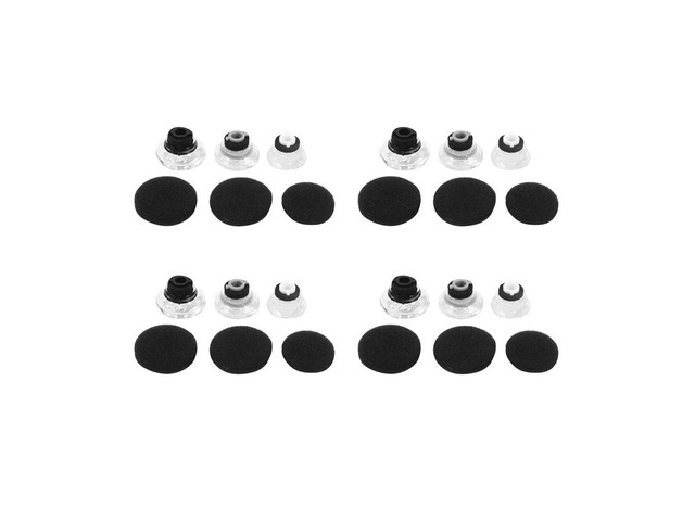 12-Piece Large, Medium And Small Replacement Earplug Gels For Plantronics Voyager Legend Eartip Kit
