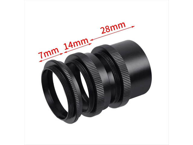 Macro Extension Tubes 7mm/14mm/28mm for M42 Close-Up Adapter Macro Extension Lens Adapter Tube Rings Set
