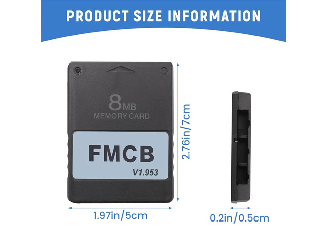 FMCB Free McBoot Card V1.953 PS2 -2 Memory Card OPL Boot(8MB)