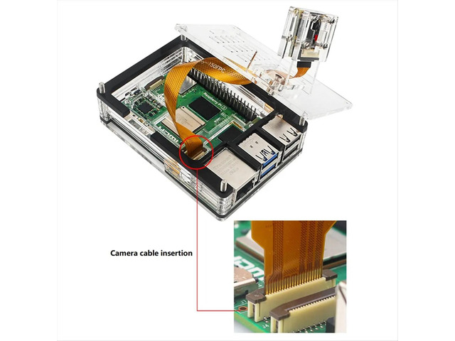 9 Layers Acrylic Case for 5 Compatible with for 5 Active Cooler