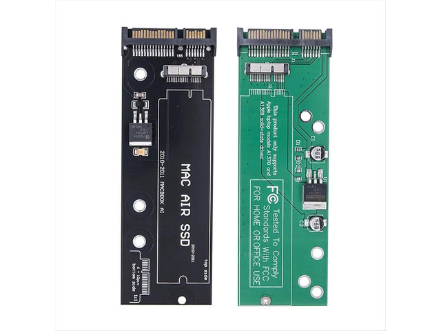 SSD to SATA Converter Card for 2010 2011 for Air 6+12 Pin A1369 A1370 A1375 A1377 Black