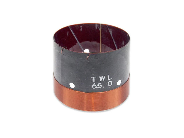 65mm Speaker Woofer Voice Coil 600W Peak Home Theater Bass Repair Parts With Round Copper Wire Kapton Former