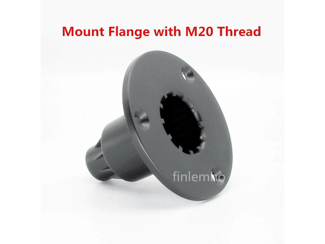 1PC DJ Speaker Mounting Flange M20 Thread Aluminium For Tripod Stand Pole Mount On Subwoofer Home Theater Professional Audio