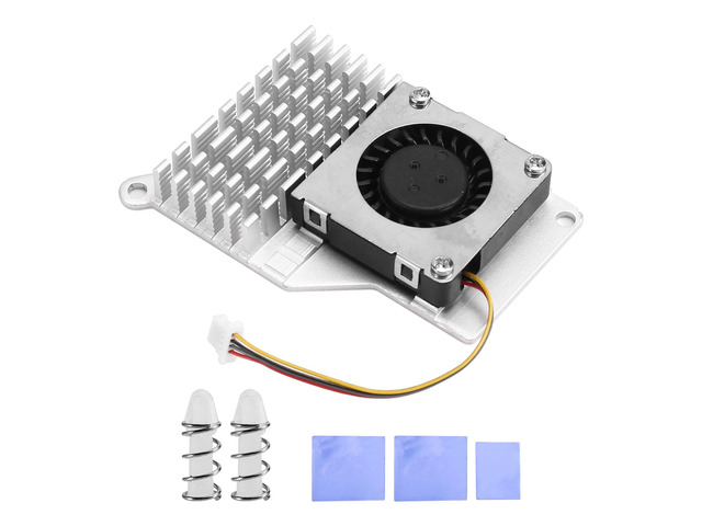 For 5 Pi5 Active Cooler with Speed Cooling Fan Radiator Heatsink