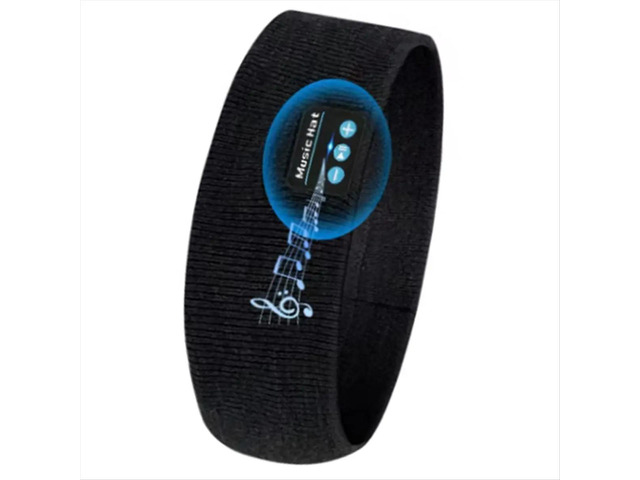 Bluetooth-Compatible Headphone Sleeping Headband Headphones Head Scarf Thin Comfortable Music Earbuds