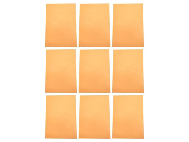 9 Piece Gel Light Filter Color Correction Colored Overlays Film Lighting Gel Filter For Film,Video,Photo,Stage (Orange)