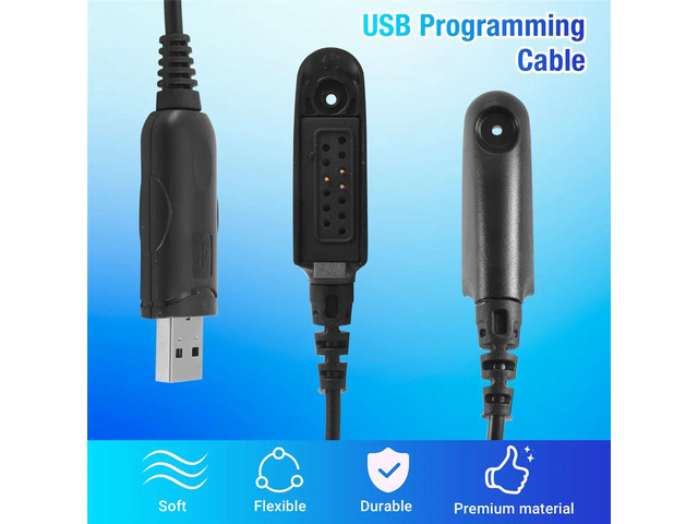 USB Programming Cable for Radio HT750 HT1250 PRO5150 GP328 GP340 GP380 GP640 GP680 GP960 GP1280 PR860 Walkie Talkie
