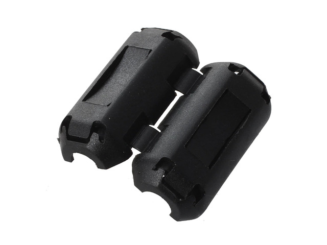 20Pcs Clip On Clamp RFI EMI EMC Noise Filters Ferrite Core For 3.5Mm Cable