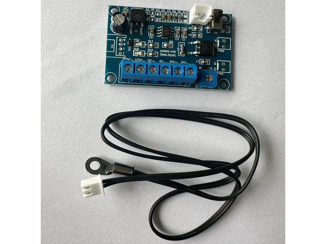 DC12V 24V 4A Fan Temperature Control Module PWM Thermostat Speed Governor DC Fan Intelligent Speed Regulator