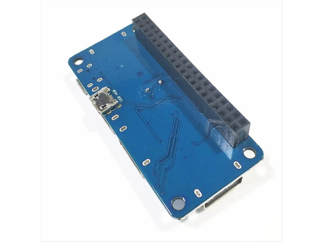 4 Ports USB HUB HAT for 3 / 2 / Zero W Extension Board USB to UART for Serial Debugging