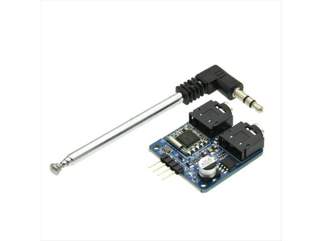 TEA5767 FM Stereo Radio Module 76-108MHZ High Sensitivity Receiver with Antenna for DIY Electronics and Radio Projects