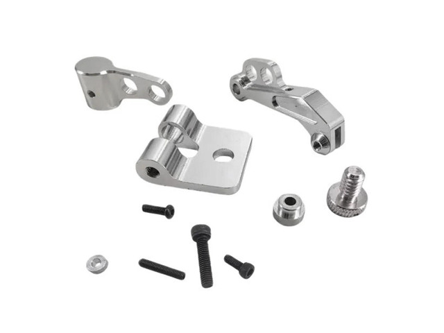 FPV Display Monitor Mounting Bracket Metal Holder Shortcut for FUTABA JR Crosswise RC Transmitter Silver