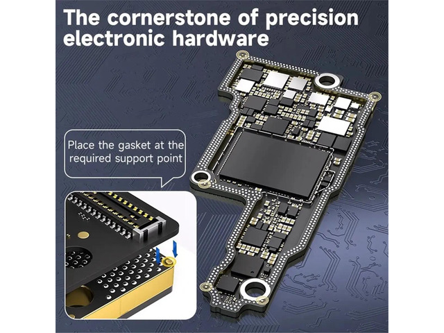 Explosion-Proof Gasket for Phone Motherboard Layer Repair Pillar Prevent Tin Ball Burst & PCB Damage in Reballing 0.08mm