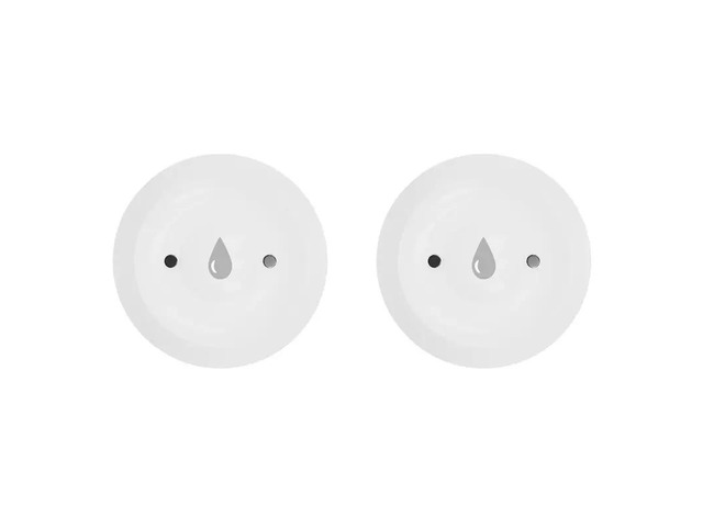 2X Tuya Z2M Water Immersion Sensor Zigbee3.0 Flood Water Leak Detector Alarm Security Water Leak Sensor
