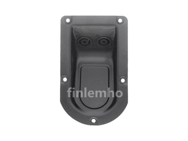 1PC Speaker Terminal Double NL4 SpeakOn Socket Input Plate 165*100 For Professional Speaker Line Array Audio Home Theater System