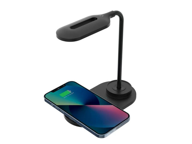 QC3.0 Fast Charging 15W Desk Lamp Adjustable Light, 3 Color Temperature Options