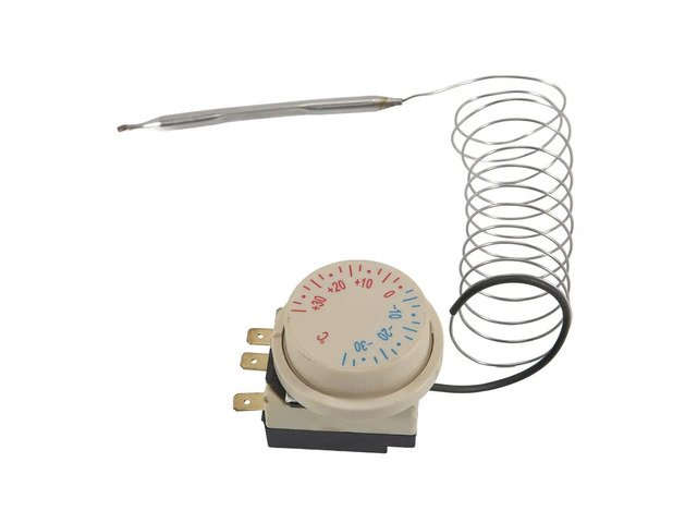 Freezer -30~+30 AC 250V 16A AC380V Temperature Capillary Thermostat