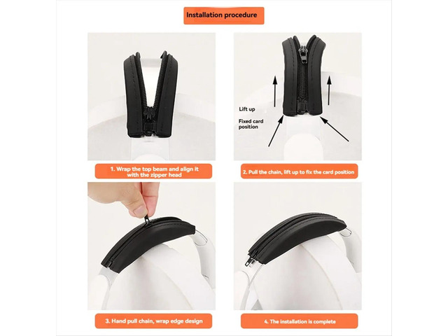 Ear Pads for Space Q45/Life Q30 Q35 Headphone Silicone Protective Case Earmuff Headband Repair Parts C